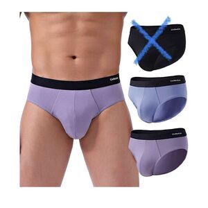 LivMeeLoo Mens Mid-Rise Fit Comfort Soft Briefs